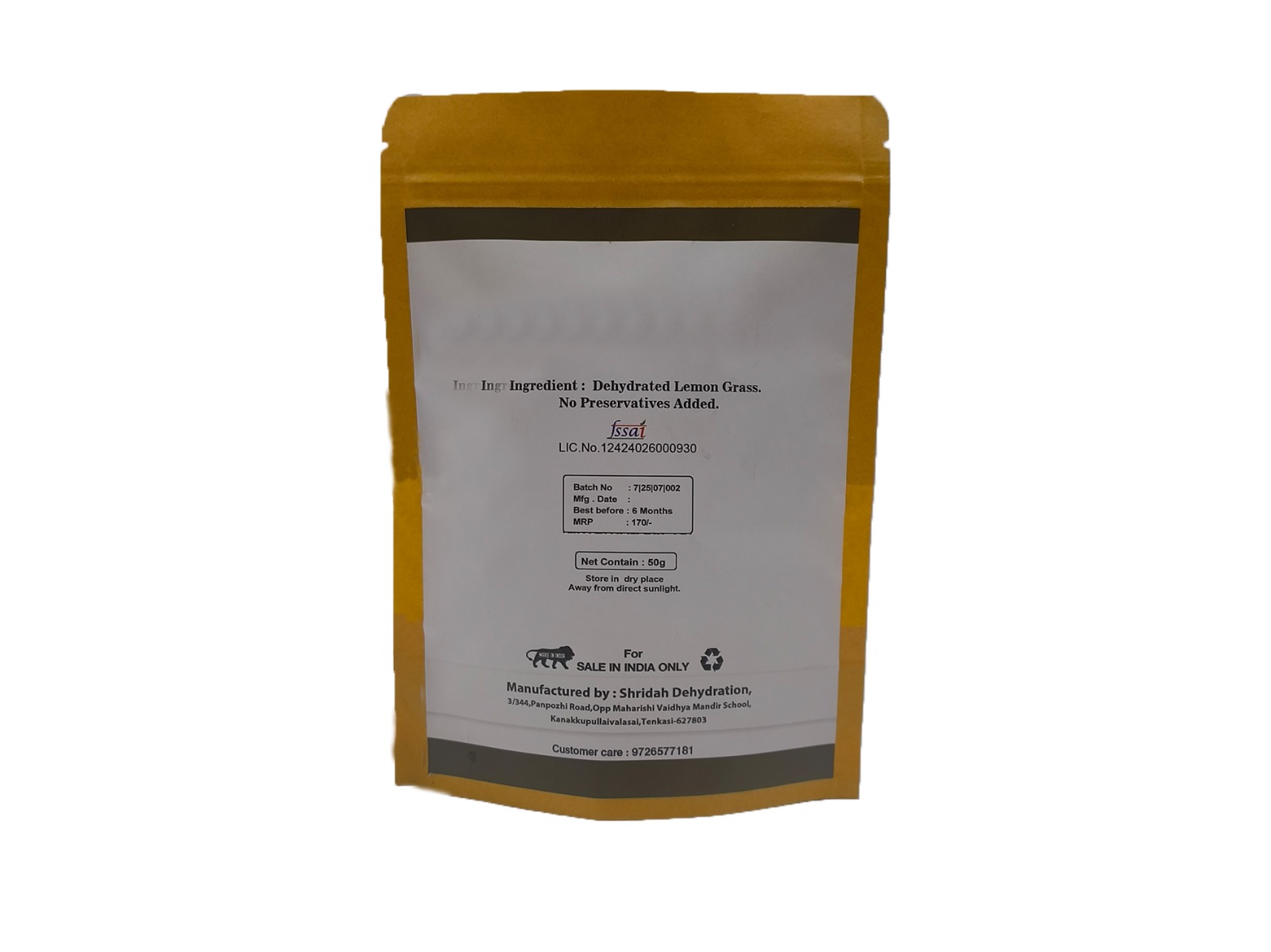 Dehydrated Lemongrass - Image 2